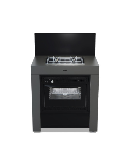 MODULE COMBINE TABLE DE CUISSON ET FOUR GRIS CARGO - ENO