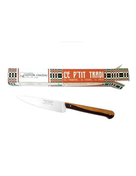 COUTEAU PTIT TRADI EN EBENE AUBIER - GOYON-CHAZEAU