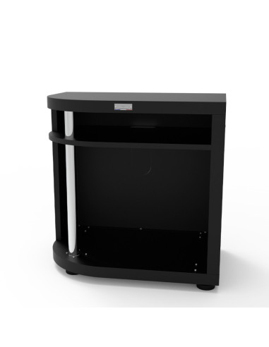 MODULE CUISINE ARRONDI GAUCHE NOIR -...
