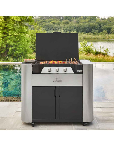 PLANCHA GAZ XL EXCLUSIVE 375 DUO AVEC...