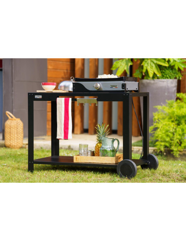 TABLE DESSERTE 110 XL NOIRE - LE...