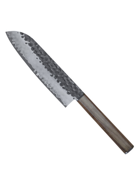 COUTEAU SANTOKU 18CM DAMAS MARTELE - RYOMA KUROSAN