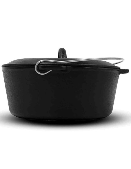 SET DE 6 USTENSILES DE CUISSON EN FONTE AVEC GANT -  PIT BOSS