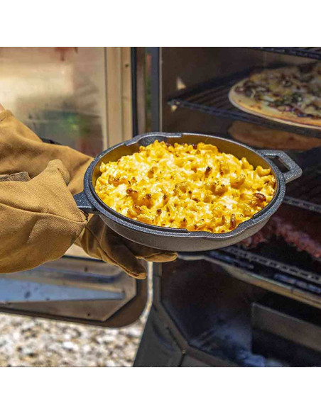 SET DE 6 USTENSILES DE CUISSON EN FONTE AVEC GANT -  PIT BOSS