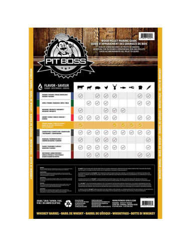 SAC DE PELLETS WHISKEY 9KG - PIT BOSS