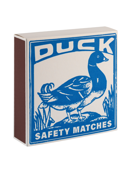 BOITE DECO 125 ALLUMETTES CANARD BLEU - ARCHIVIST