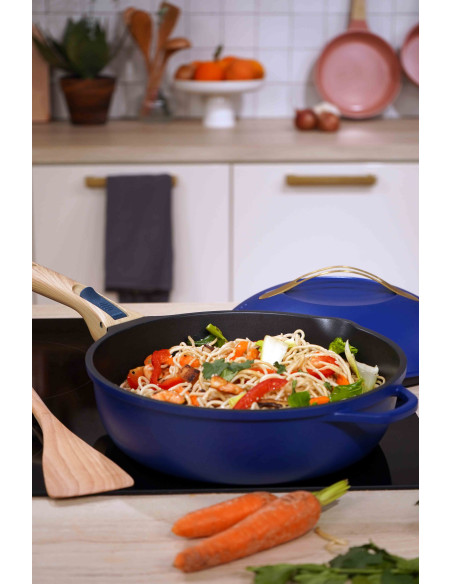 L'INCROYABLE SAUTEUSE 28CM BLEU MYRTILLE - COOKUT