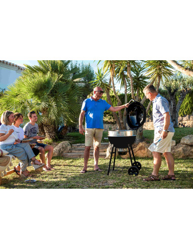 PACK BARBECUE CHARBON PRO 57 CM NOIR...