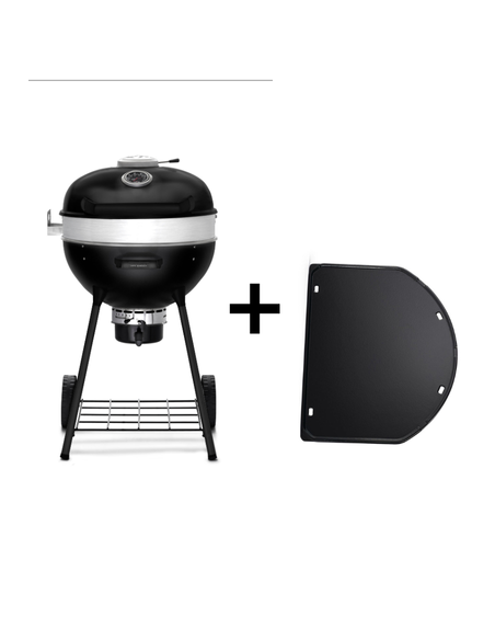PACK BARBECUE CHARBON PRO 57 CM NOIR MAT AVEC PLANCHA - NAPOLEON