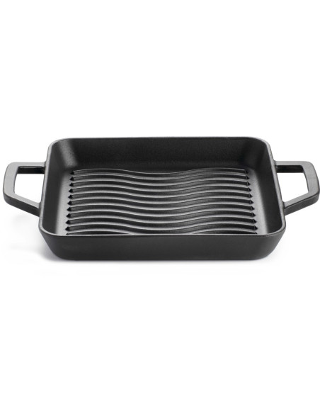 PLAT RECTANGLE EN FONTE AVEC POIGNEES - NAPOLEON