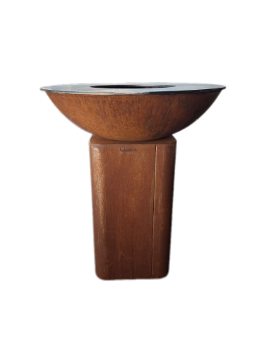 BRASERO PLANCHA CURVO MEDIUM CORTEN...