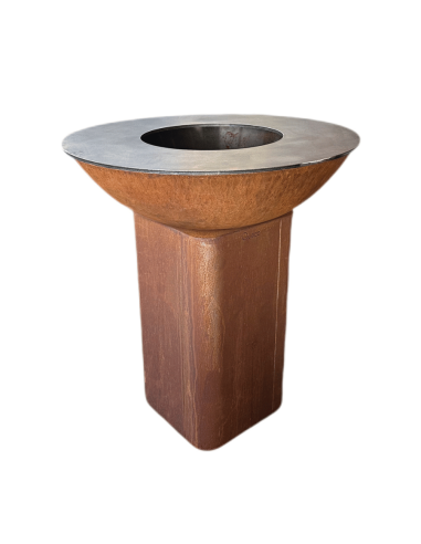 BRASERO PLANCHA CURVO MEDIUM CORTEN...