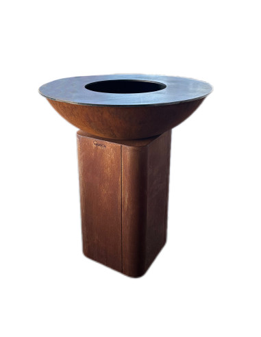 BRASERO PLANCHA CURVO SMALL CORTEN...