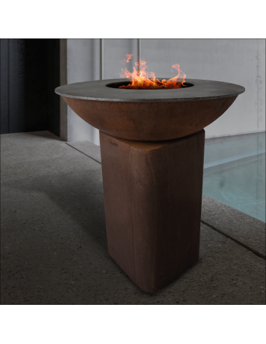 BRASERO PLANCHA CURVO MEDIUM CORTEN...