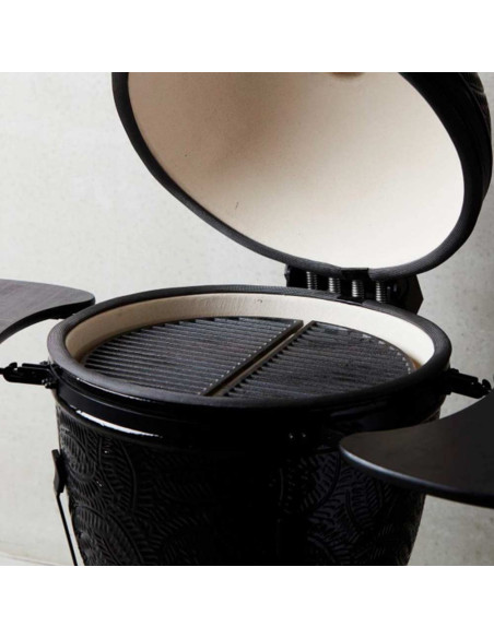 SET 2 DEMI GRILLES EN FONTE POUR KAMAL LARGE - BARBECOOK