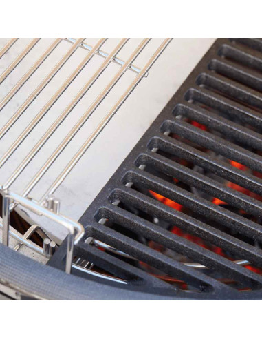 SET 2 DEMI GRILLES EN FONTE POUR...