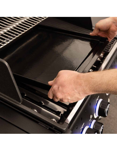 PLANCHA FONTE EMAILLEE BARBECUE BARON...
