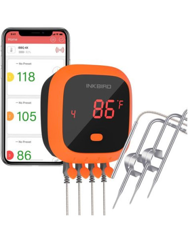 THERMOMETRE CONNECTE 4 SONDES - INKBIRD