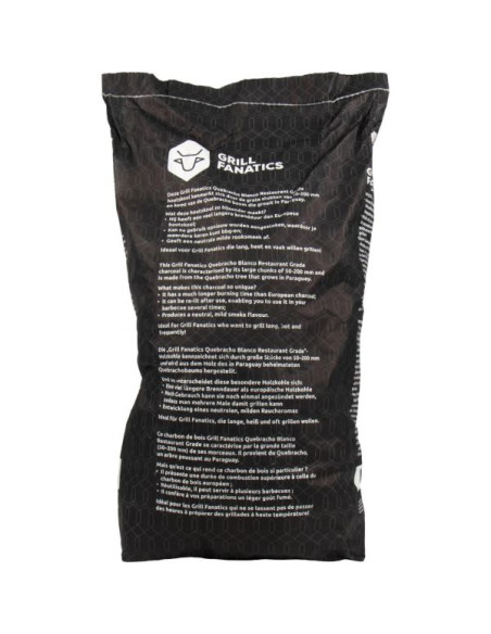 CHARBON BOIS WHITE QUEBRACHO RESTAURANT 10KG - GRILL FANATICS