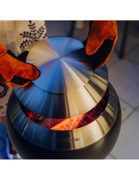 COUVERCLE INOX POUR BRASERO MOON 55 - HOFATS