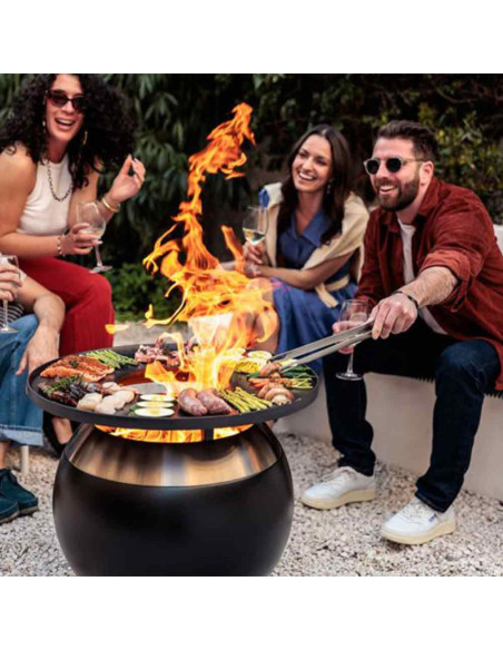 PLANCHA  EN FONTE EMAILLEE POUR BRASERO MOON 55 - HOFATS