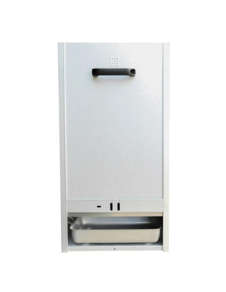 FUMOIR ALU PORTE COULISSANTE H75 X L39 X P28 - PEETZ