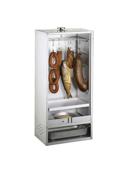 FUMOIR ALU PORTE COULISSANTE H75 X L39 X P28 - PEETZ