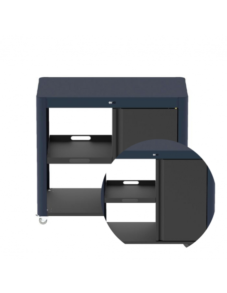 KIT PORTE + ETAGERE + TABLETTE POUR DESSERTE ACHILLE ENO